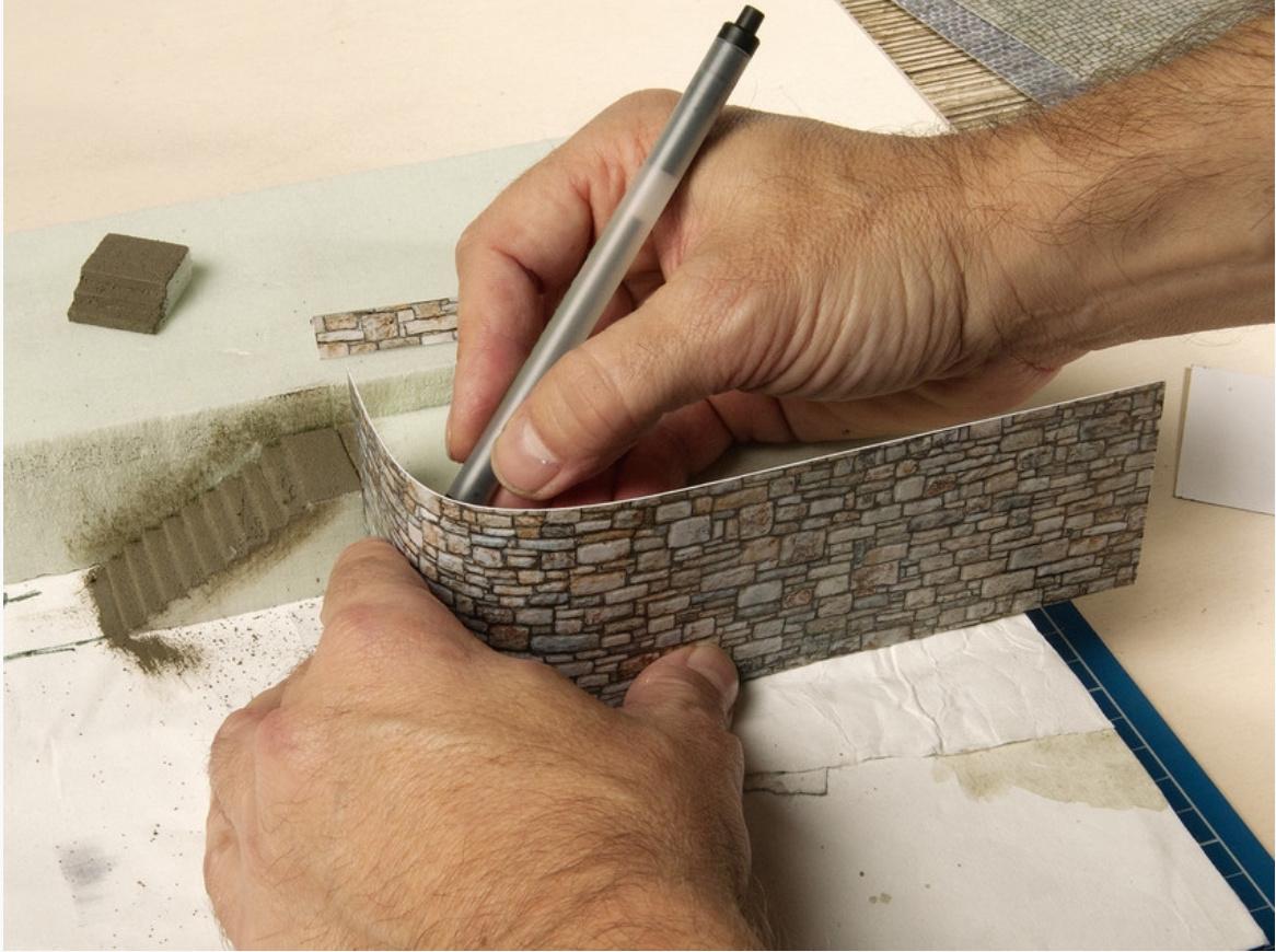 Produktbild NOCH 56642 H0 - 3D-Kartonplatte “Kalksteinmauer” 3 von 3