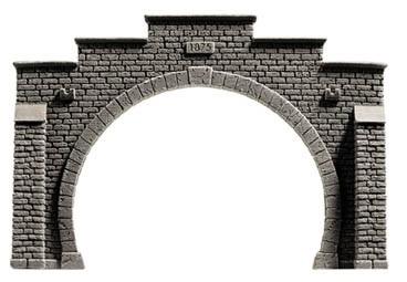 NOCH 58052 H0 - Tunnel-Portal, 2-gleisig