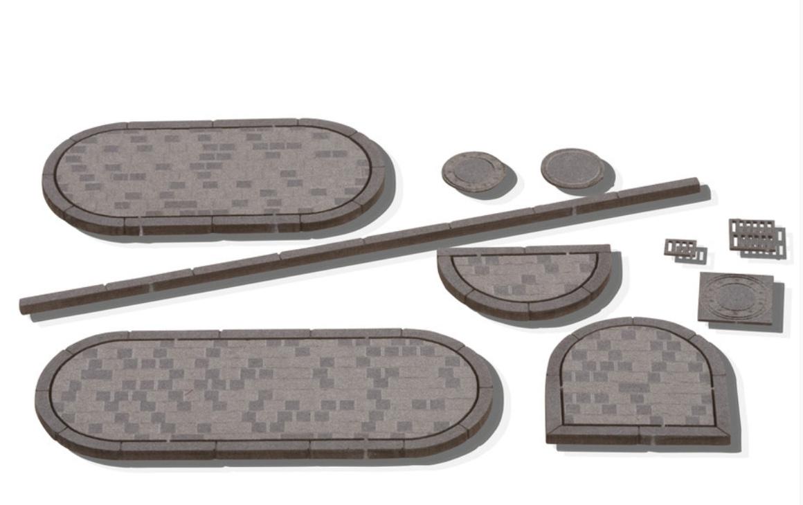 Produktbild NOCH 60525 H0 - Straßen-Deko-Set 3 von 5