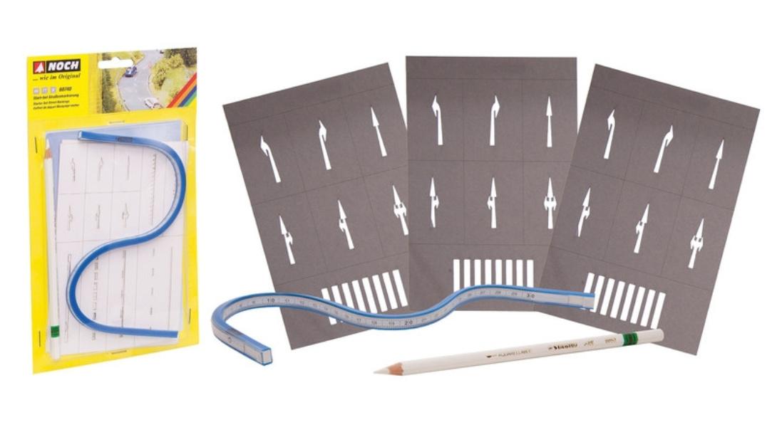 Produktbild NOCH 60817 H0  N  TT - Perfekt-Set “Straße” 6 von 7