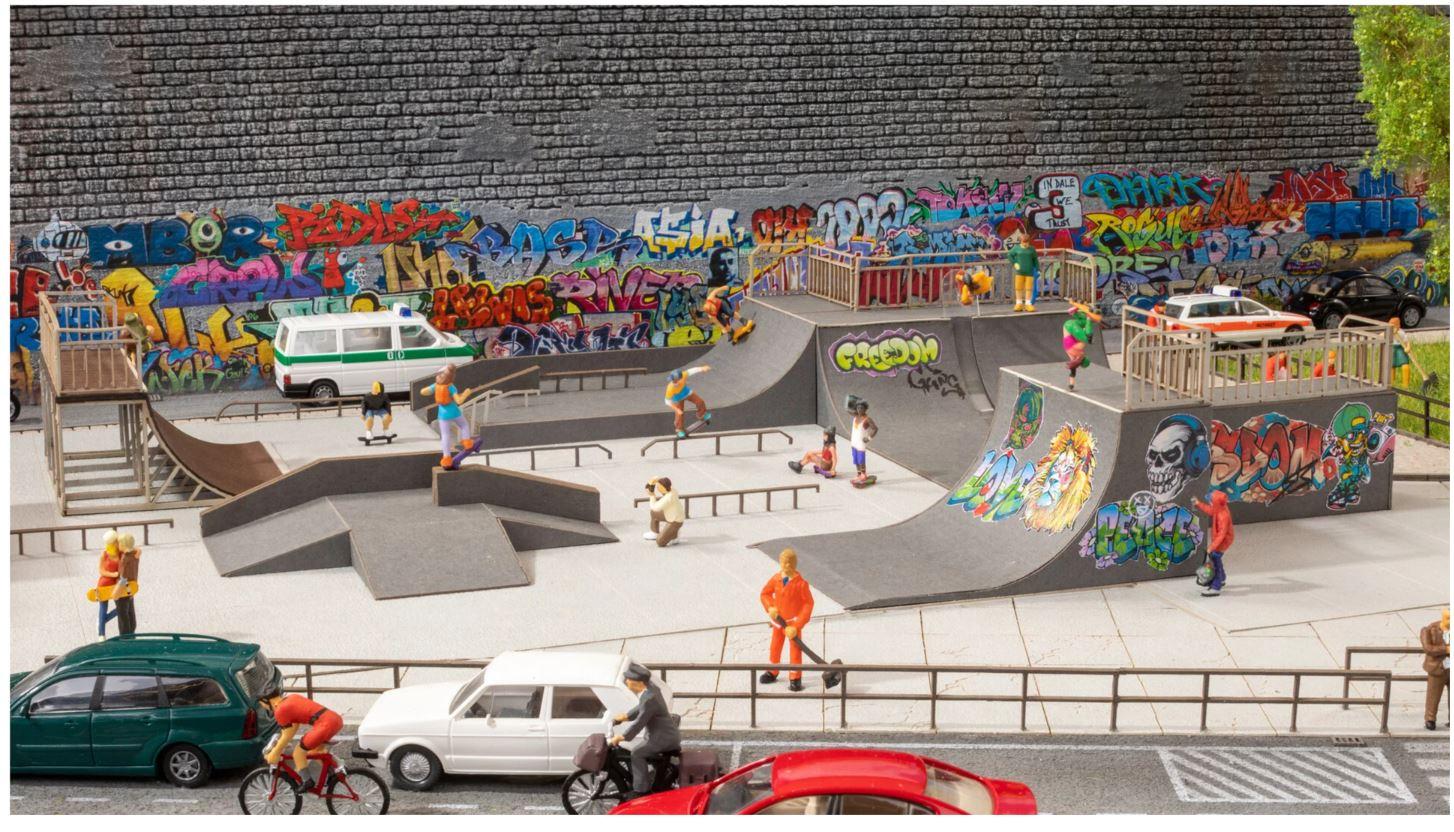 Produktbild NOCH 66834 H0 micro-motion Skatepark 6 von 9