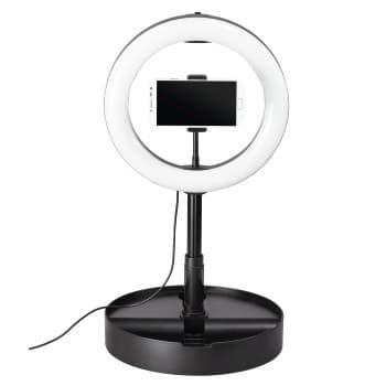 Hama LED-Ringleuchte"SpotLight FoldUp 102", Set für Smartphones, faltbar, 10,2“