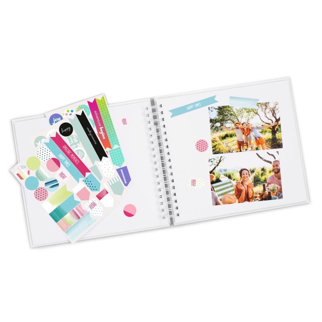 Produktbild HAMA Kreativ-Set, Spiralalbum selbst gestalten m. Zubehör, Foto-Geschenkidee DIY 3 von 3