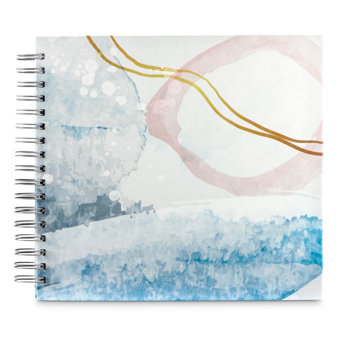 Produktbild HAMA Spiral-Album"Watercolor", 28x24 cm, 50 weiße Seiten, Blau 2 von 2