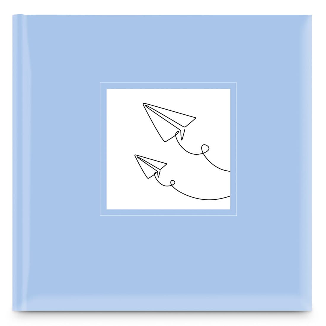 Produktbild HAMA Jumbo-Album"Colorful Lineart", 30x30 cm, 80 weiße Seiten, Blau 2 von 2