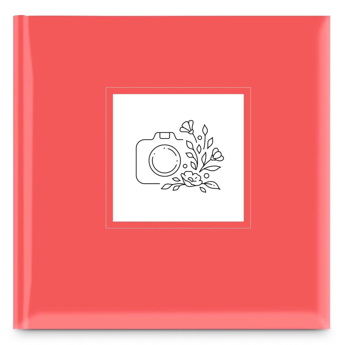 Produktbild HAMA Jumbo-Album"Colorful Lineart", 30x30 cm, 80 weiße Seiten, Rot 2 von 2