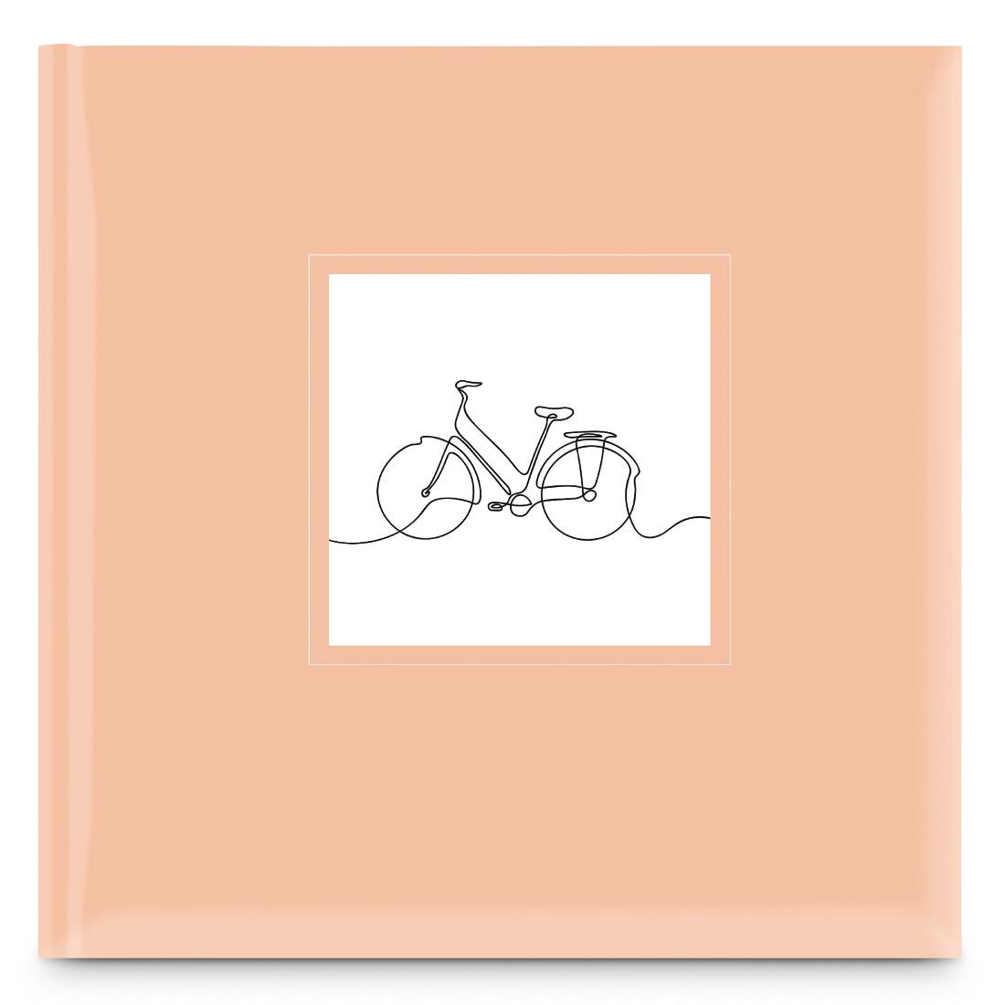 Produktbild HAMA Jumbo-Album"Colorful Lineart", 30x30 cm, 80 weiße Seiten, Braun 2 von 2