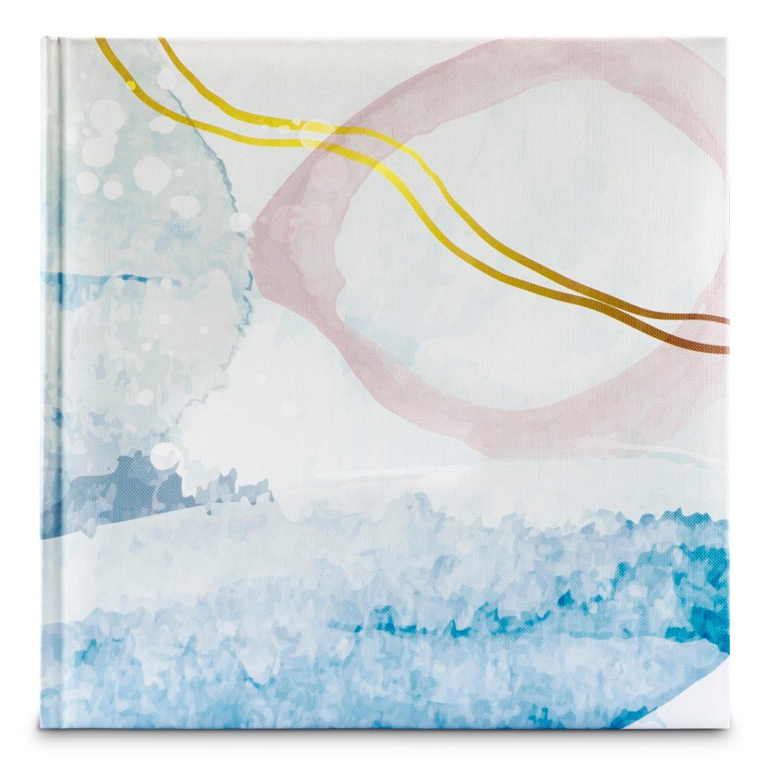 Produktbild HAMA Buch-Album"Watercolor", 25x25 cm, 50 weiße Seiten, Blau 2 von 2