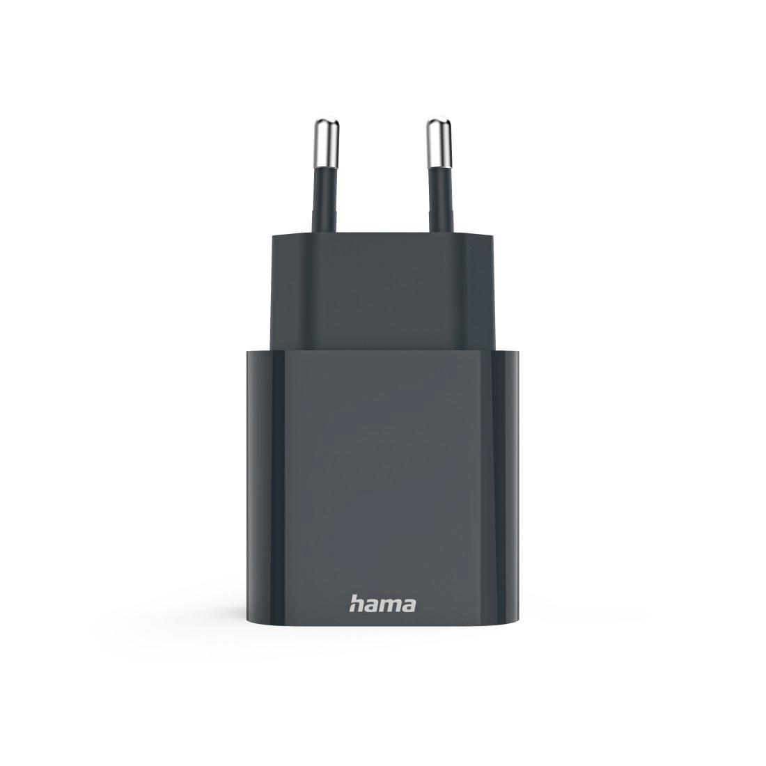 Produktbild HAMA Schnellladegerät, USB-C, PD, 20 W, Anthrazit 2 von 2