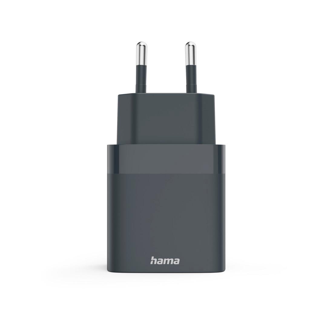 Produktbild HAMA Schnellladegerät, USB-C, PD, 30 W, Anthrazit 2 von 2