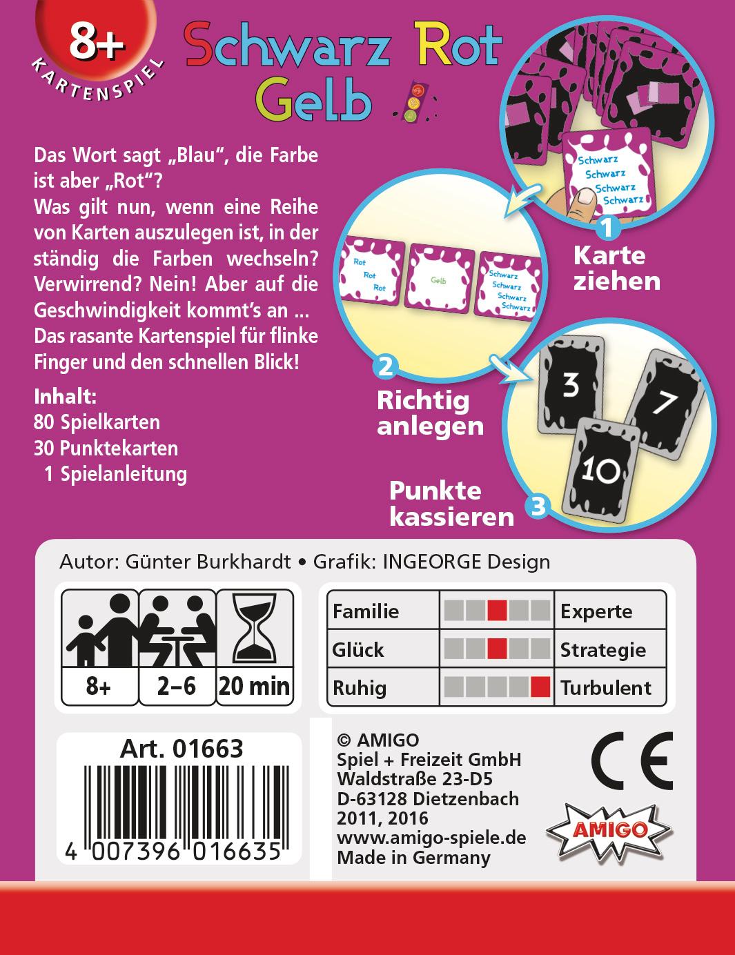 Produktbild Amigo Spiele - Schwarz Rot Gelb 7 von 8