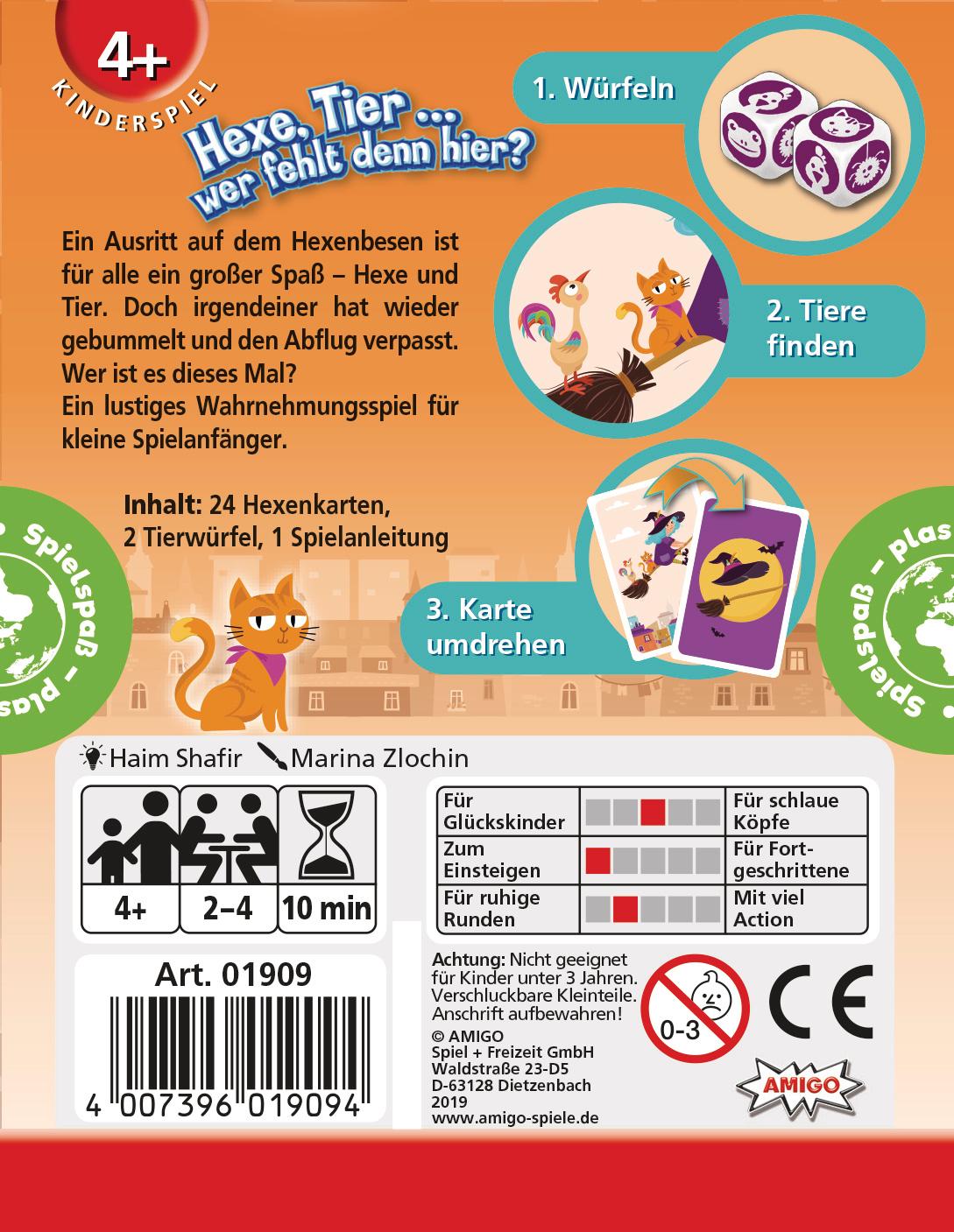 Produktbild Amigo Spiele - Hexe, Tier ... wer fehlt denn hier? 2 von 3