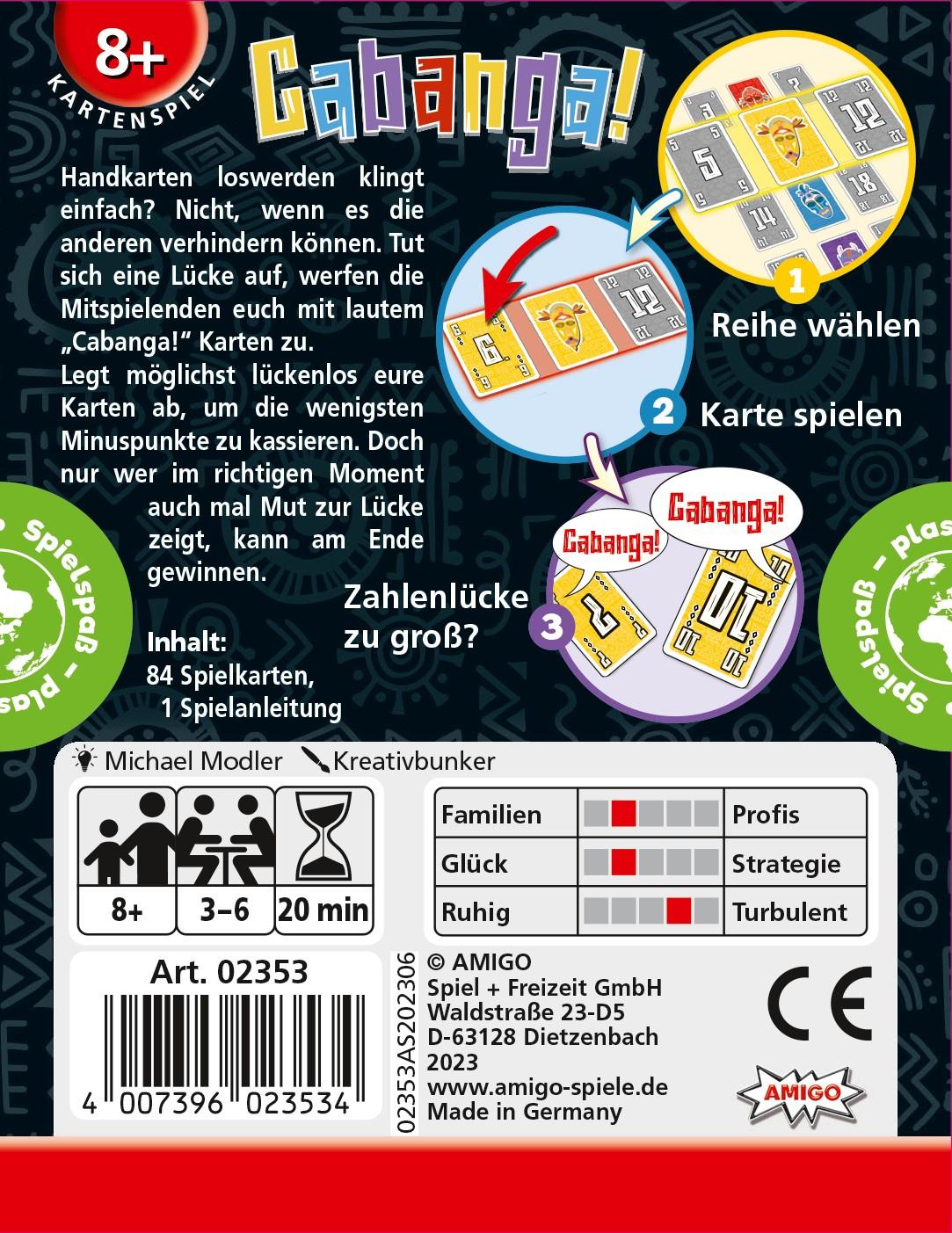 Produktbild Amigo Spiele - Cabanga! 4 von 4