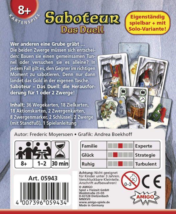 Produktbild Amigo Spiele - Saboteur - Das Duell 2 von 5