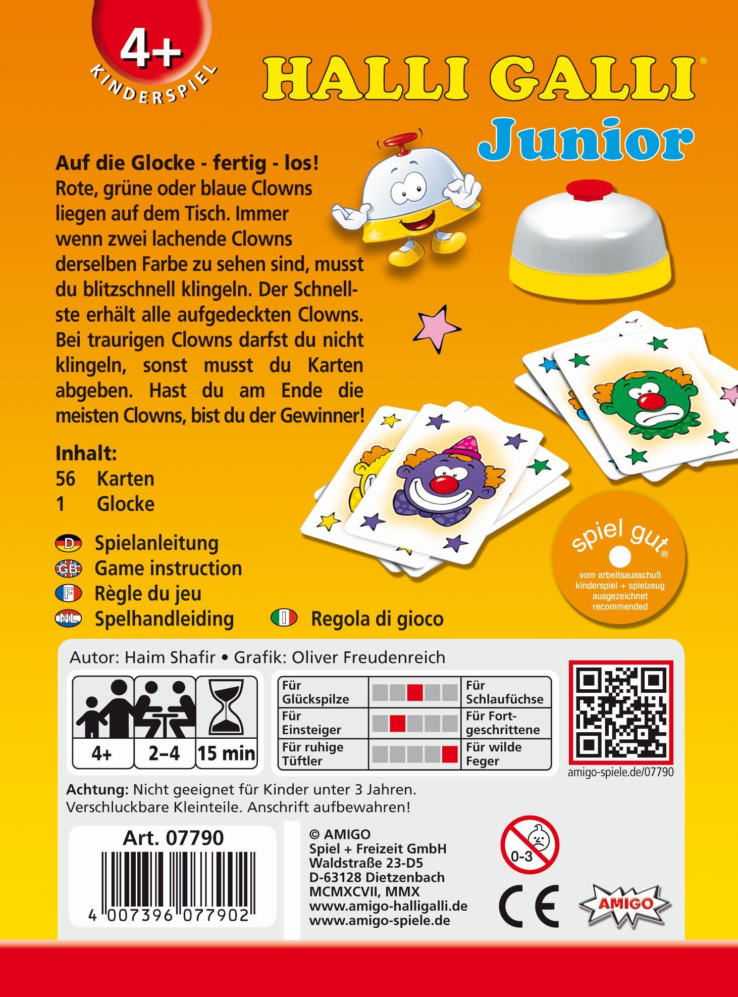 Produktbild Amigo Spiele - Halli Galli Junior 3 von 9