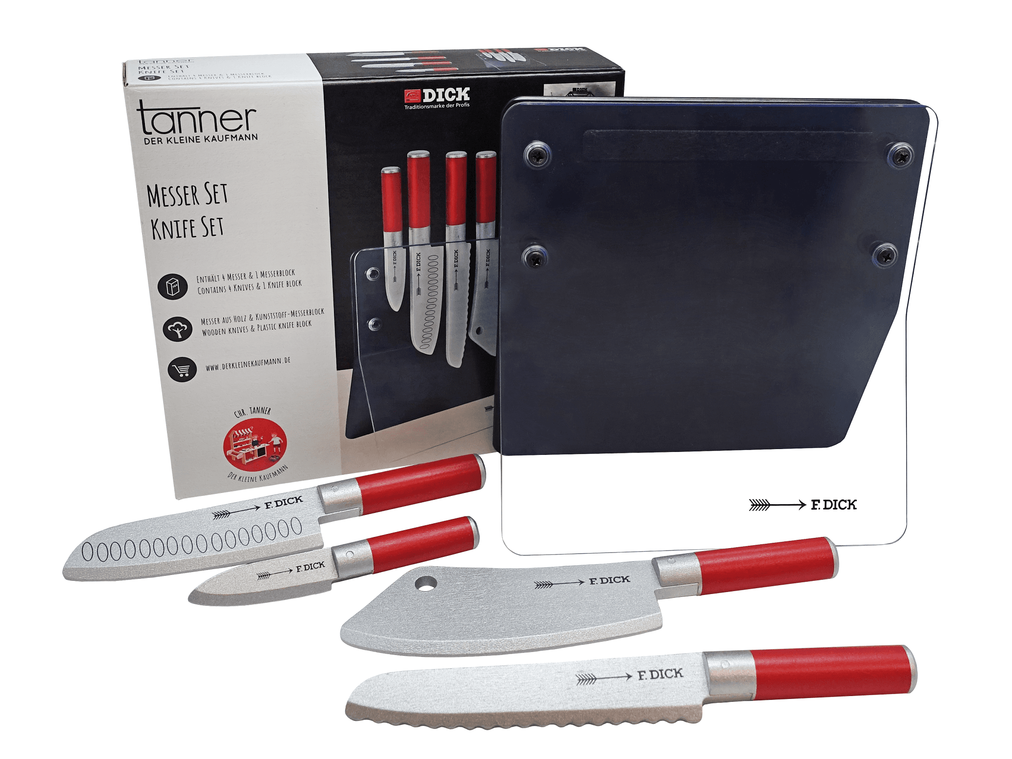 Produktbild Tanner - F. Dick Messer Set inkl. Messerblock  7 von 8
