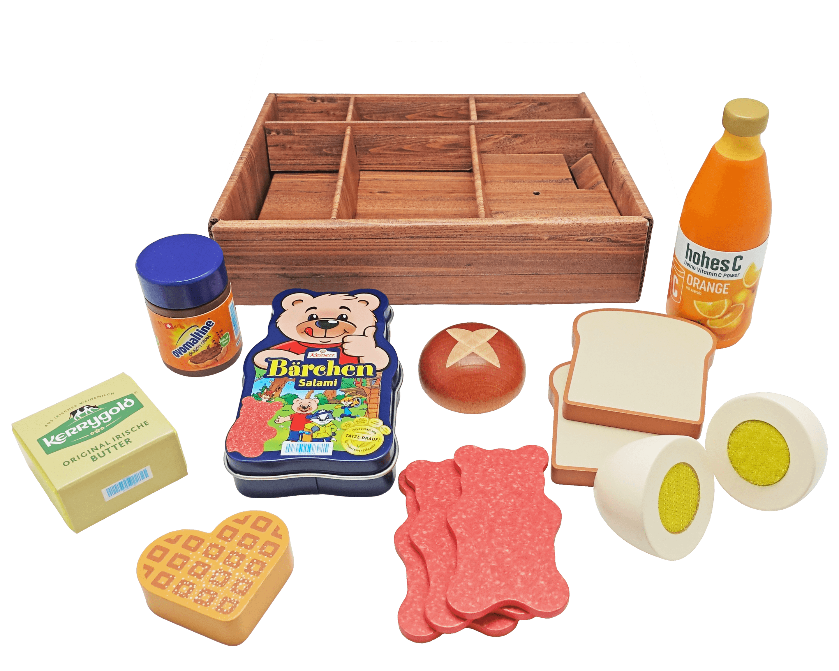 Tanner - Großes Frühstücks-Set 10-teilig für Kaufladen und Kinderküche