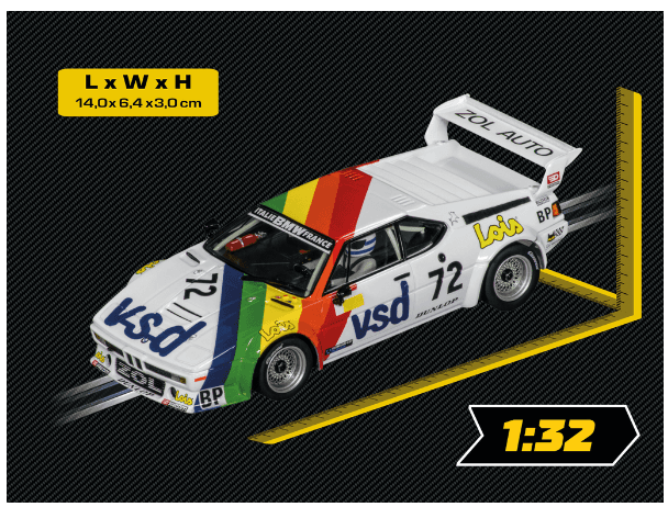 Produktbild Carrera Evolution - BMW M1 "BMW Zol'Auto, No.72" 24h, 1981 2 von 2