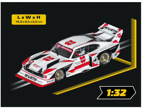 Produktbild Carrera Evolution - Ford Capri Zakspeed Turbo "Würth-Zakspeed-Team, No.2" 2 von 2