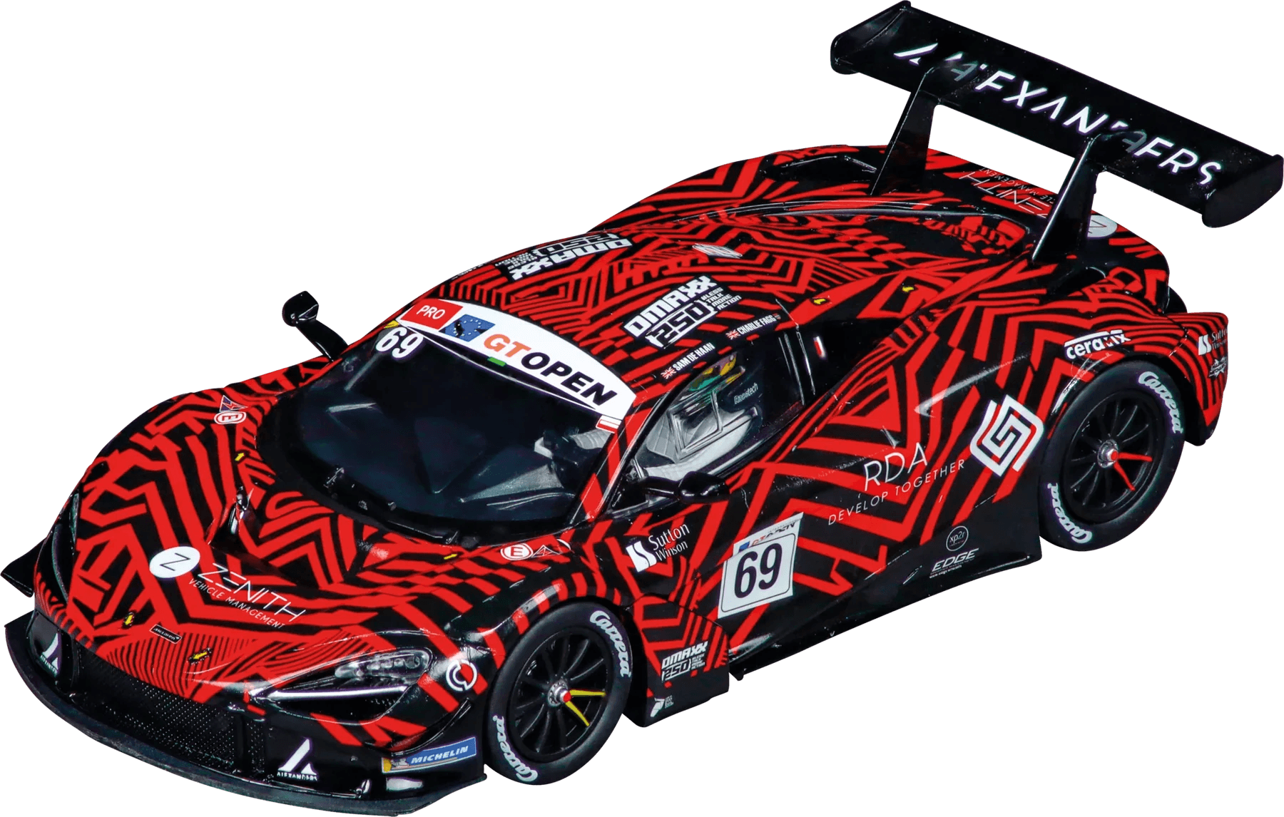 Carrera Evolution McLaren 720S GT3 Optimum Motorsport No. 69, Slotcar 1:32