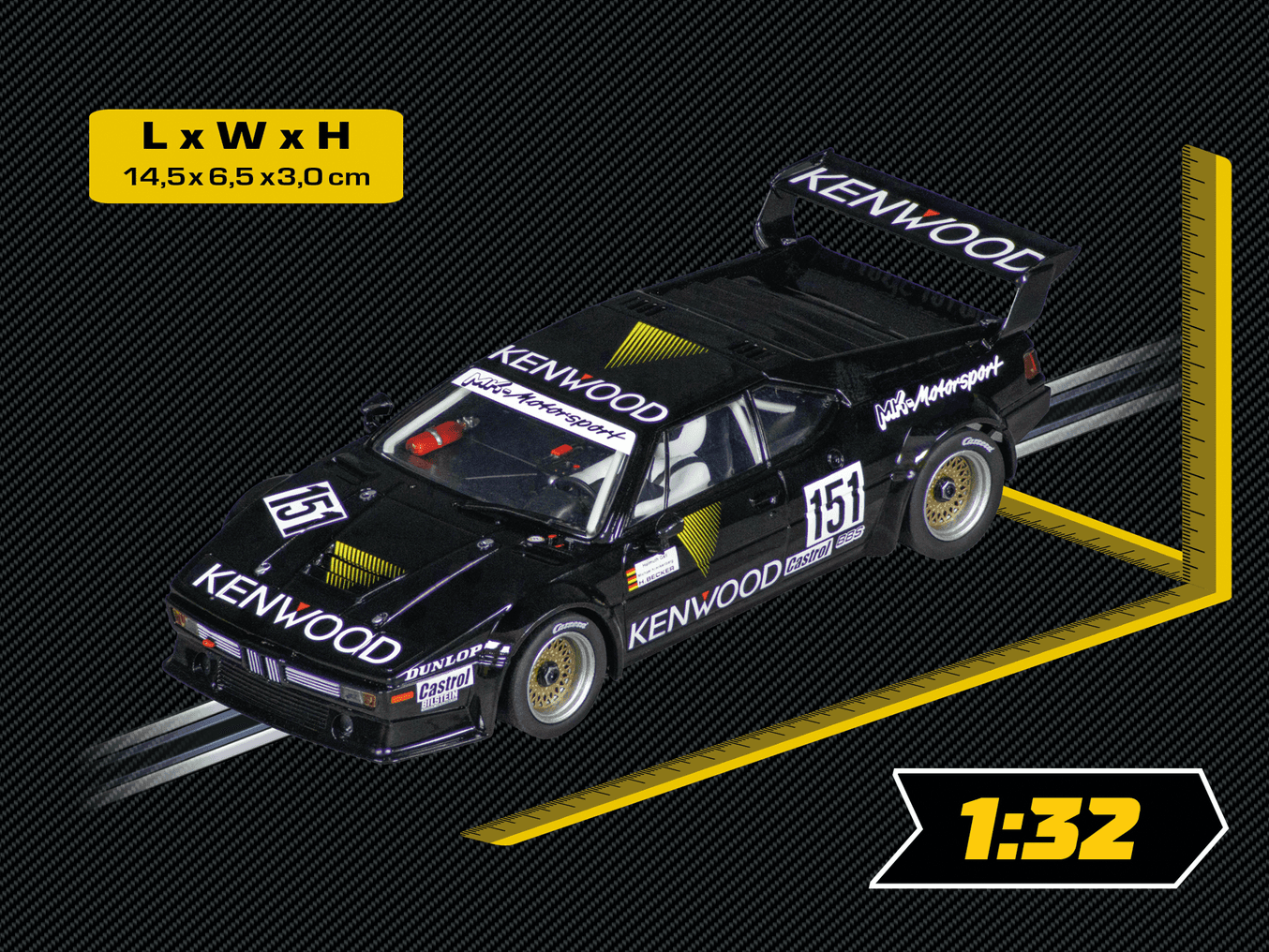 Produktbild Carrera DIGITAL 132 - BMW M1 Procar "MK-Motorsport, No.151" DRM 1986 2 von 5
