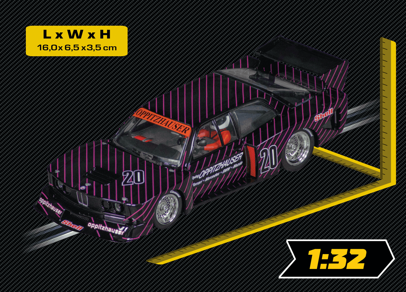 Produktbild Carrera DIGITAL 132 - BMW 320 Turbo Flachbau "Oppitzhauser, No.20" 5 von 5
