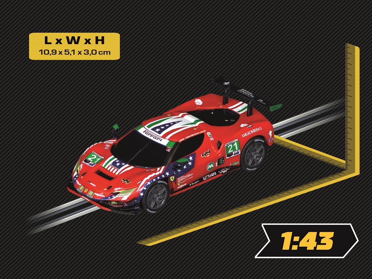 Produktbild Carrera GO!!! - Ferrari 296 GT3 'AF Corse, No.21' (IMSA, Weatherte 3 von 3