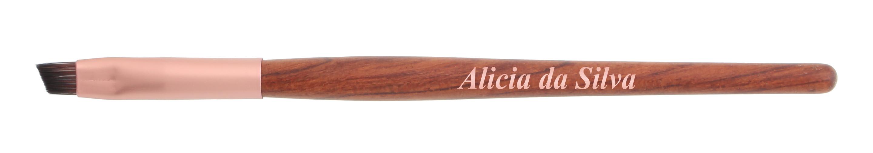 Alicia da Silva Lidschattenpinsel schräg klein aus Holz