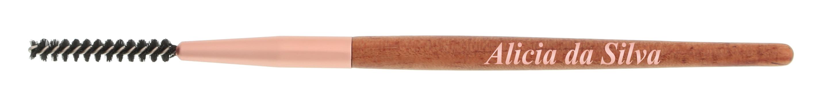 Alicia da Silva Wimpernbürste schmal aus Holz