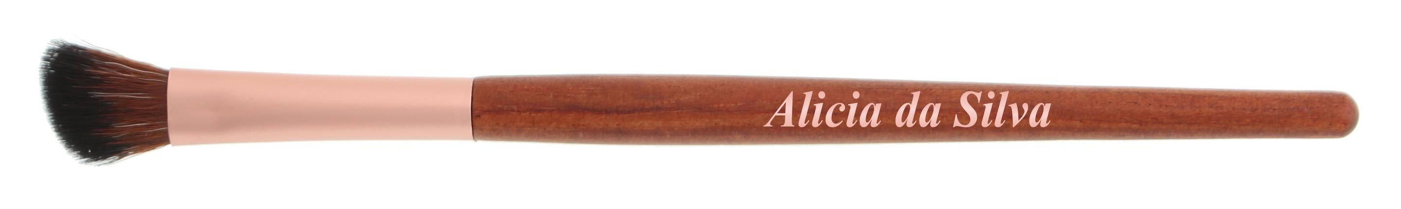 Alicia da Silva Lidschattenpinsel schräg aus Holz