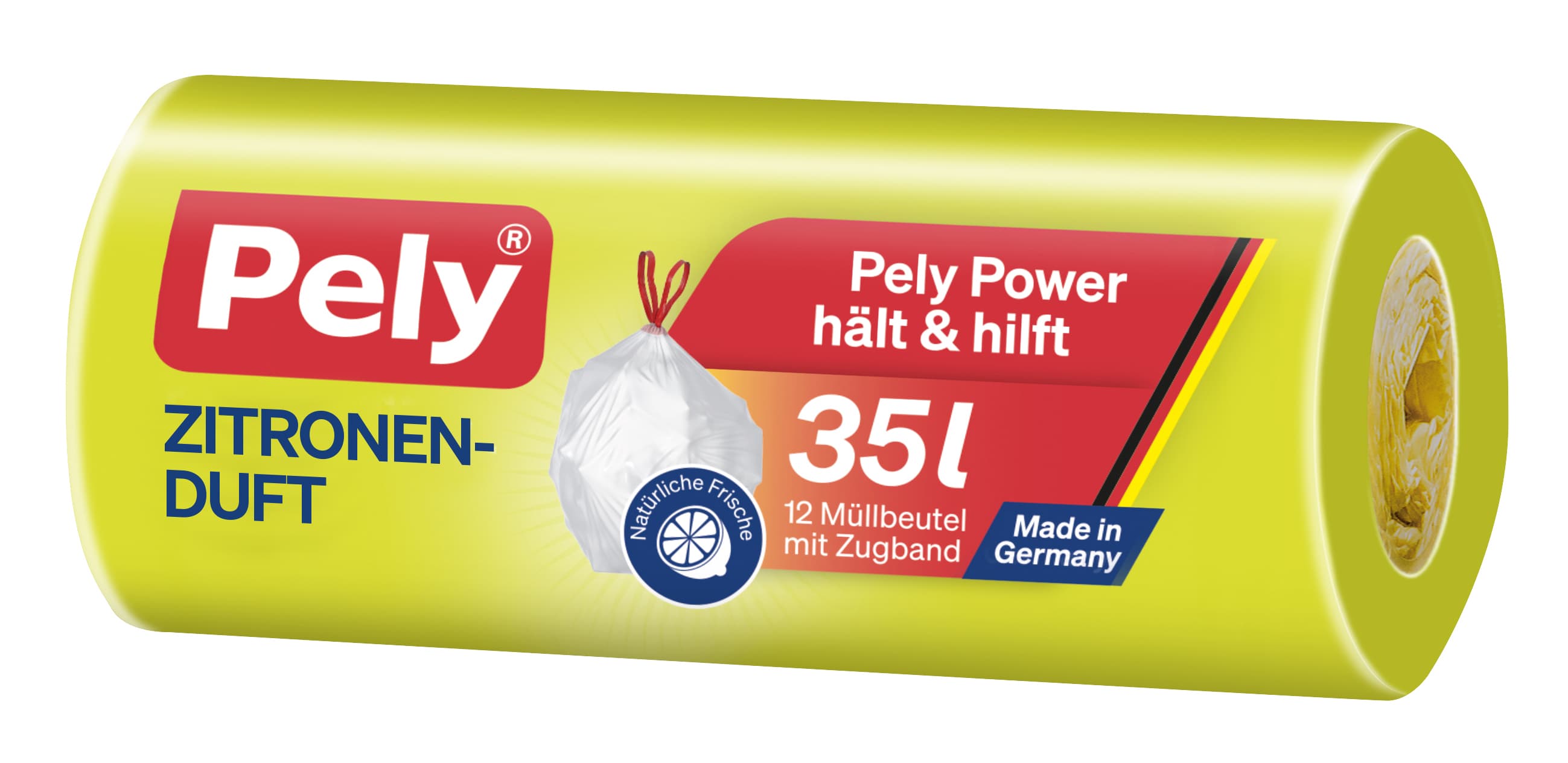 Pely® Zugbandbeutel Zitroneduft 35 Liter