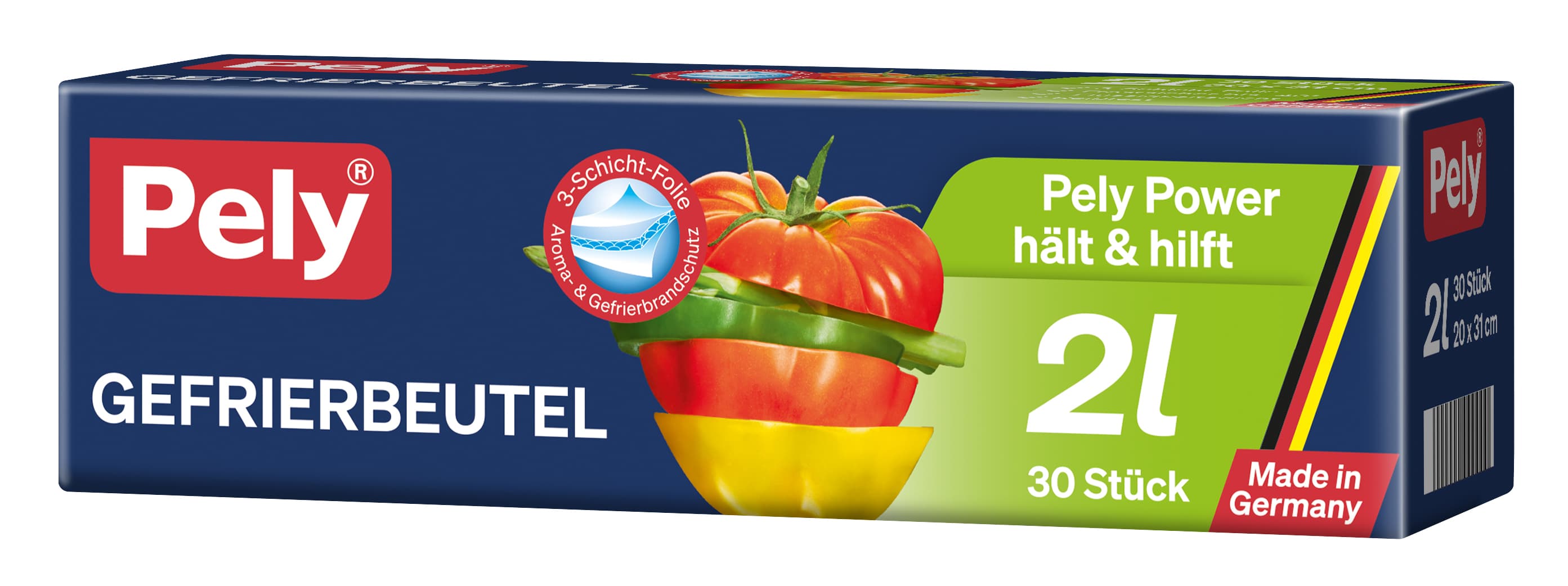 Pely® Gefrierbeutel 2 Liter