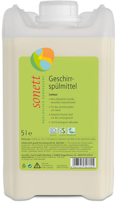 sonett Geschirrspülmittel Lemon 5l