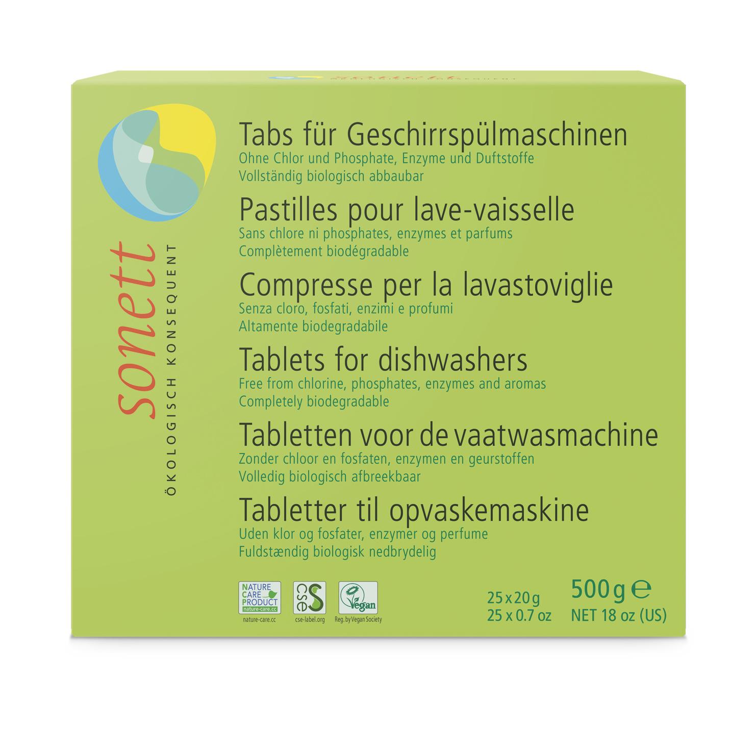 sonett TABS für die Geschirrspülmaschine