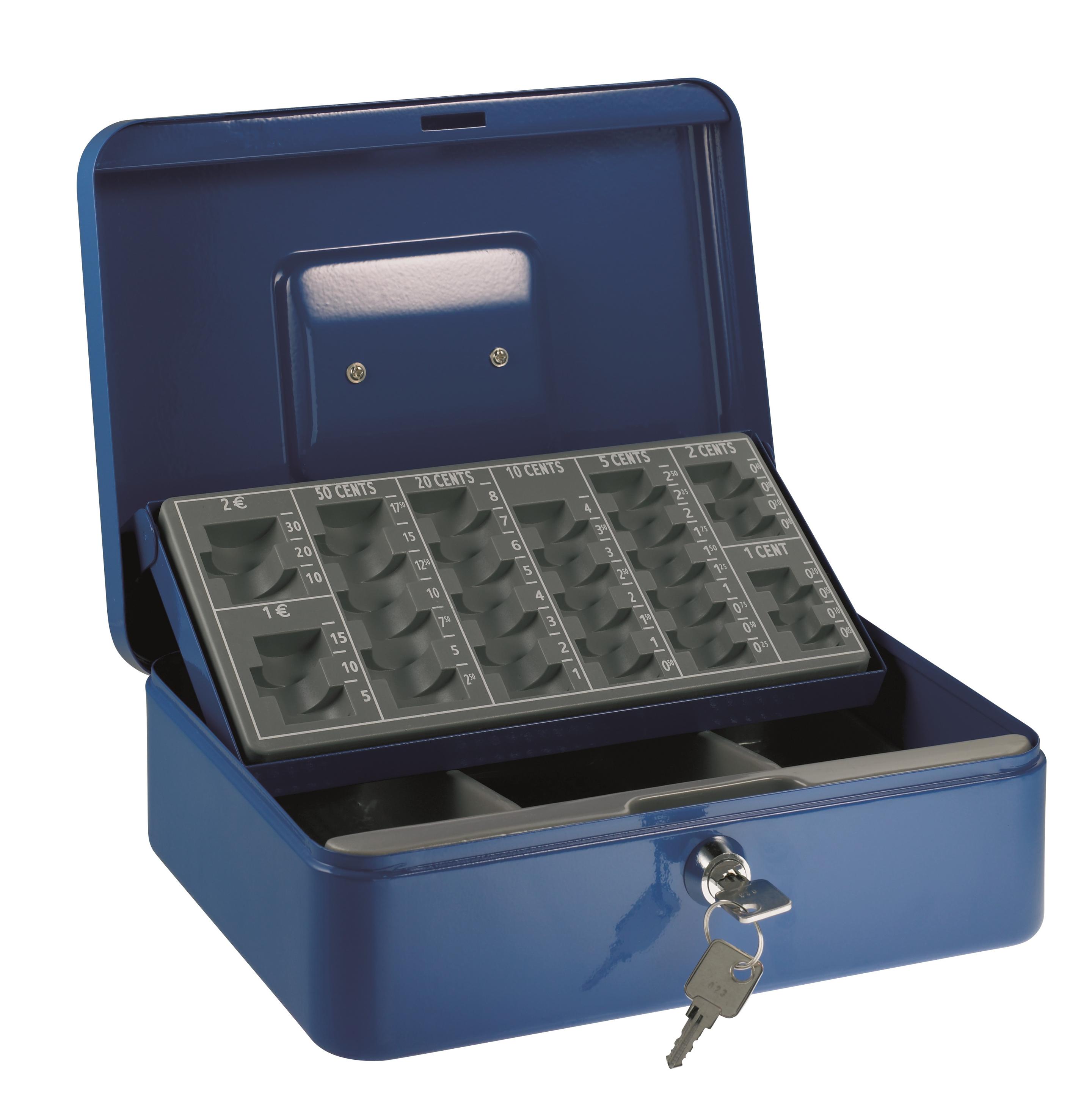 Produktbild ALCO Geldkassette blau 25x18x9cm 2 von 2
