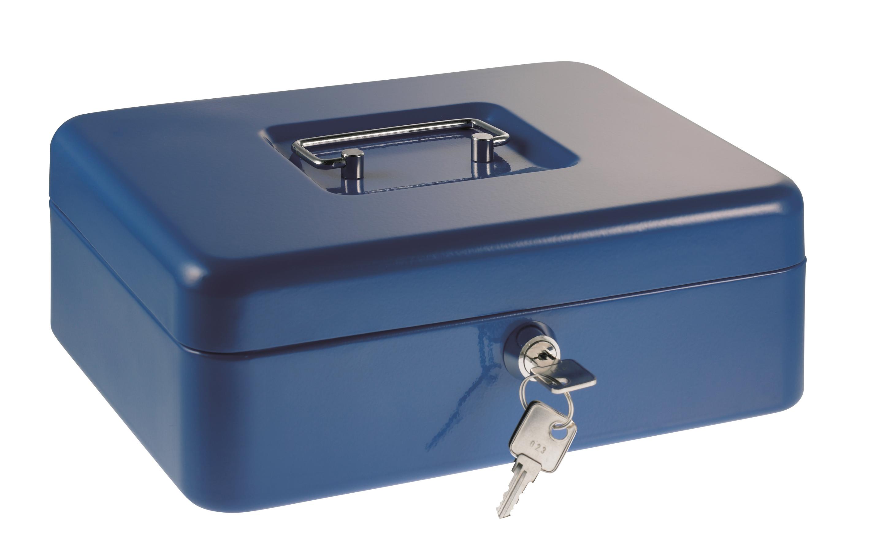 ALCO Geldkassette blau 25x18x9cm