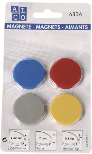 ALCO Magnete 32mm 4 Stck.
