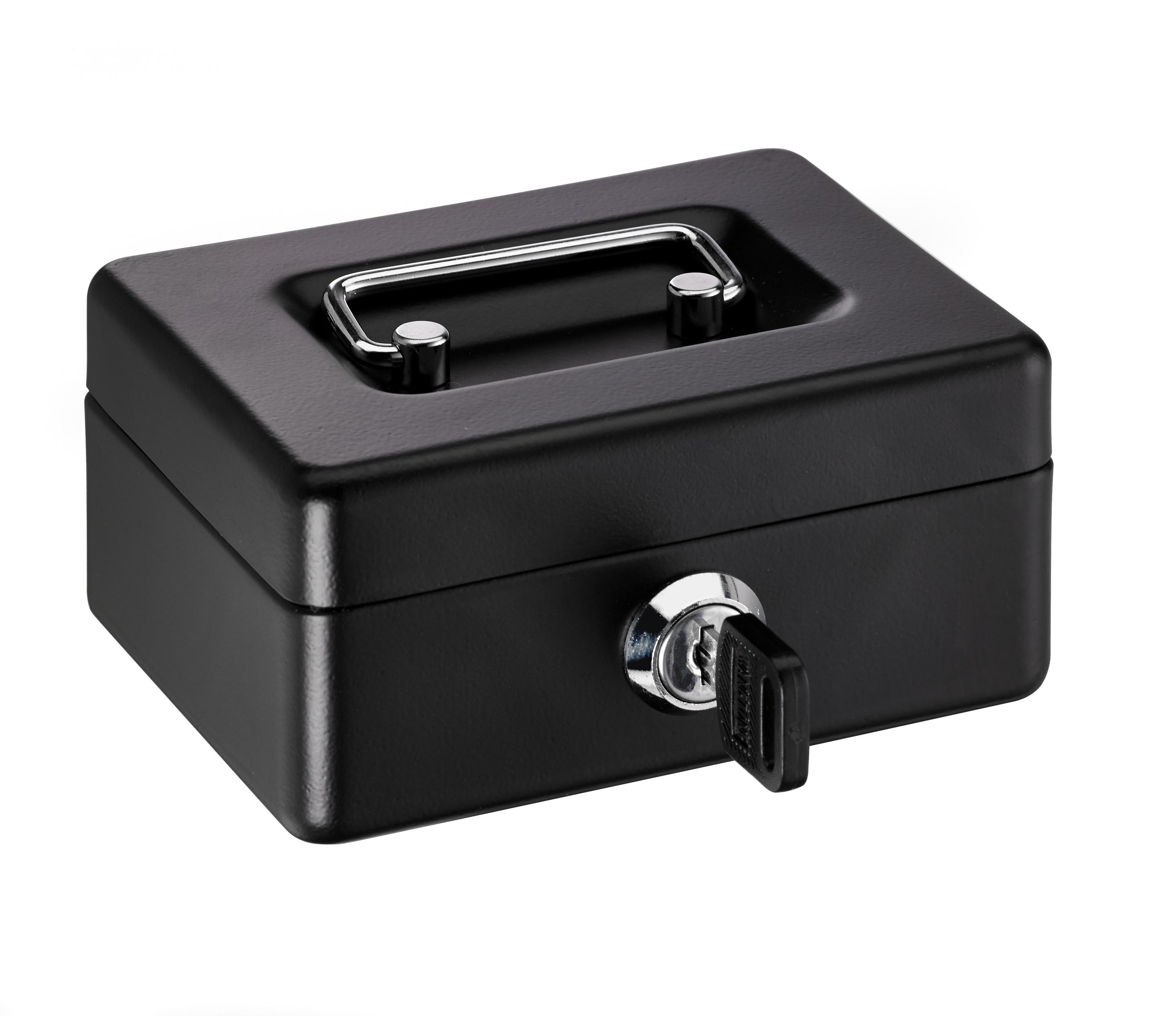 ALCO Mini-Geldkassette 10x9,5x5,5cm schwarz