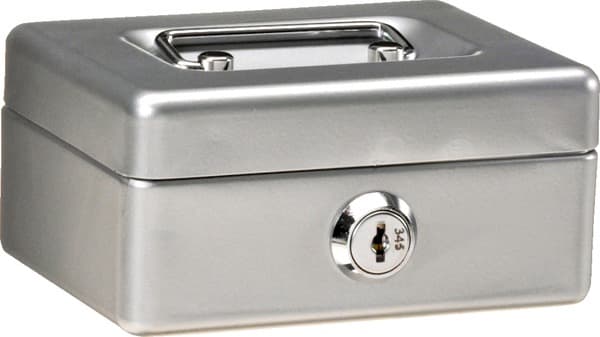 ALCO Mini-Geldkassette silber