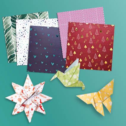 Produktbild 350 Origami-Papiere - Muster-Mix 3 von 5