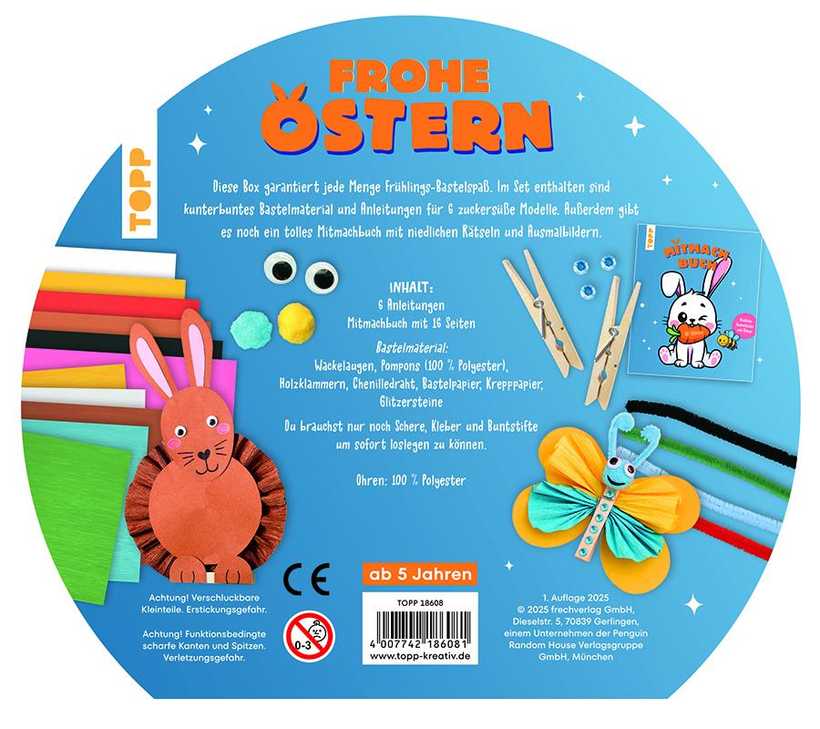Produktbild Bastelbox Ostern. Mit Anleitungen, Bastelmaterial und Mitmachbuch 6 von 6