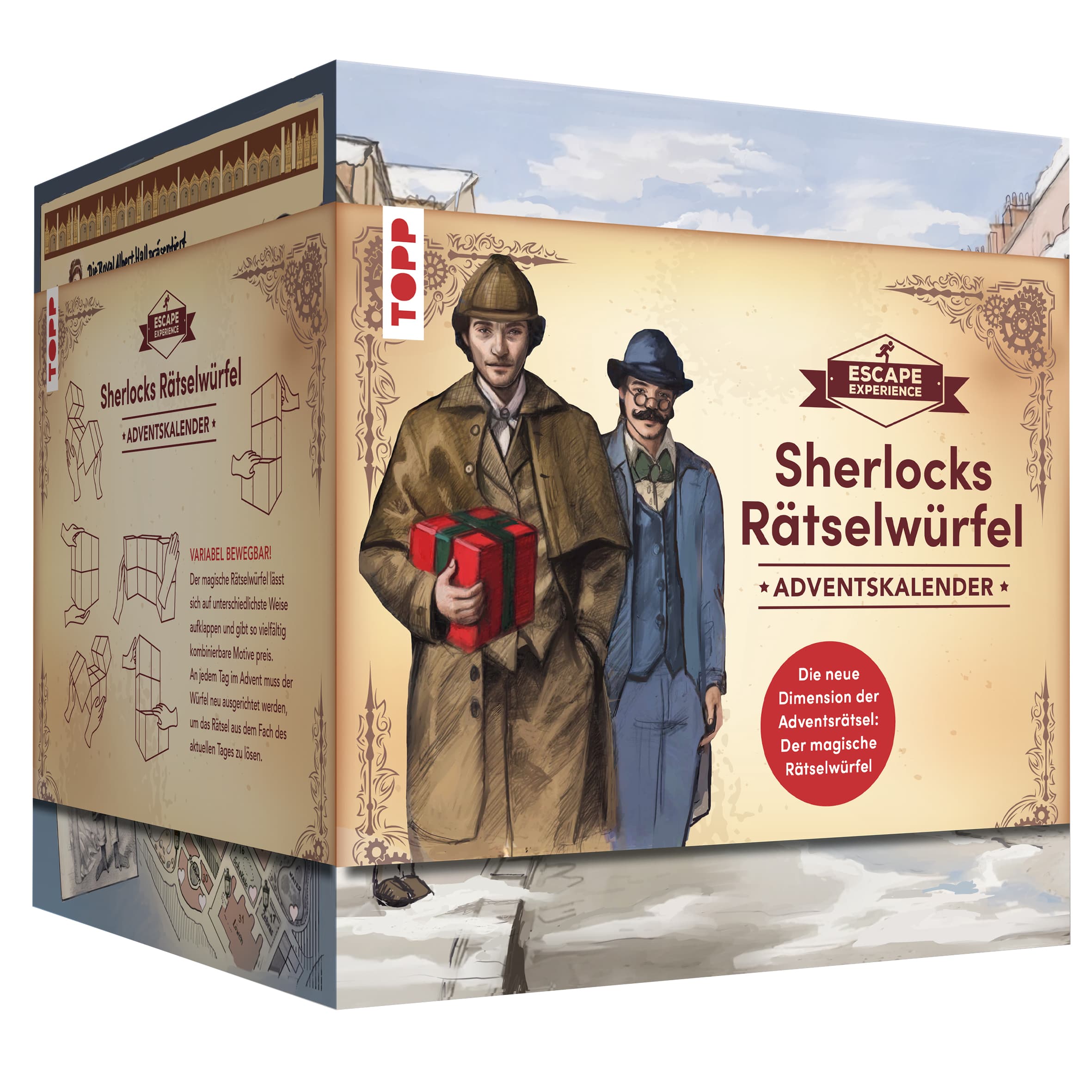 Escape Experience Adventskalender – Der magische Rätselwürfel: Sherlock Holmes und das mysteriöse Geschenk