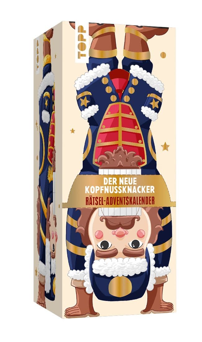 Der neue Kopfnussknacker – Rätsel-Adventskalender (blaue Edition – 2026)