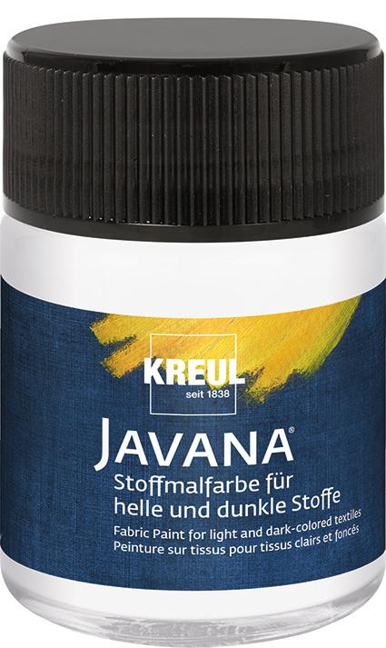 KREUL Javana Stoffmalfarbe für helle und dunkle Stoffe 50 ml
