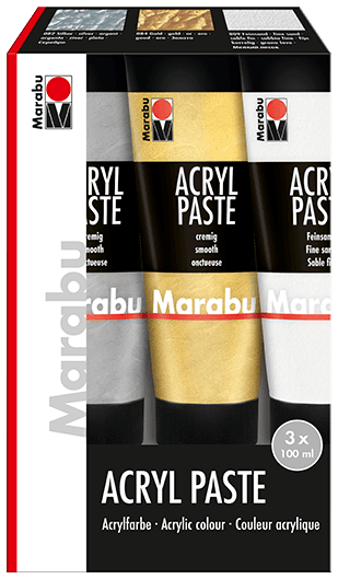 MARABU Acrylpaste 3er P. 3 x 100 ML