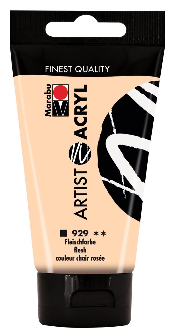 Marabu Artist Acryl, Fleischfarbe 929, 75 ml