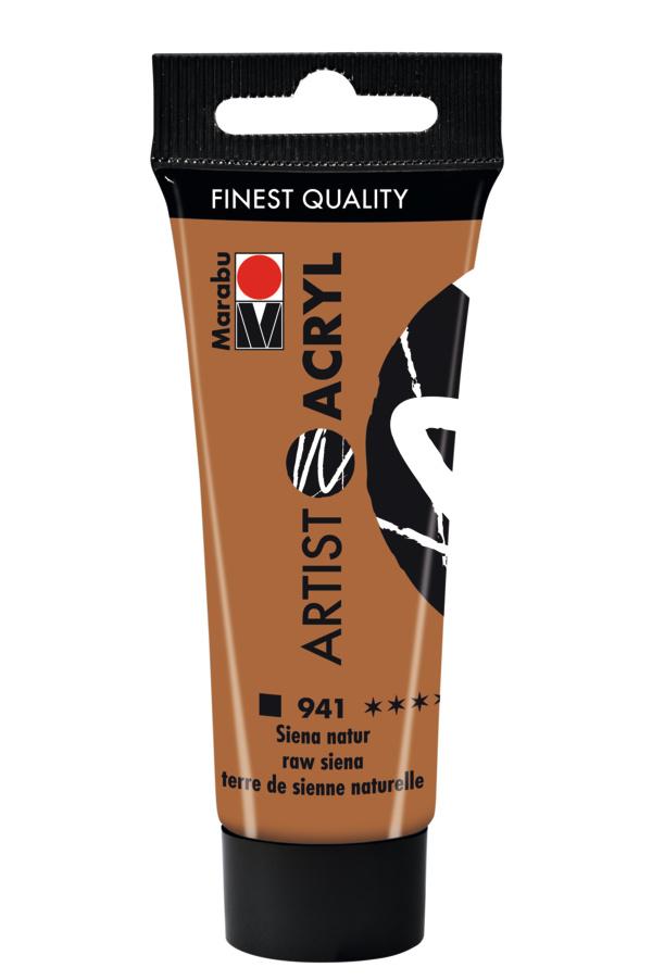Marabu Artist Acryl, Siena natur 941, 22 ml