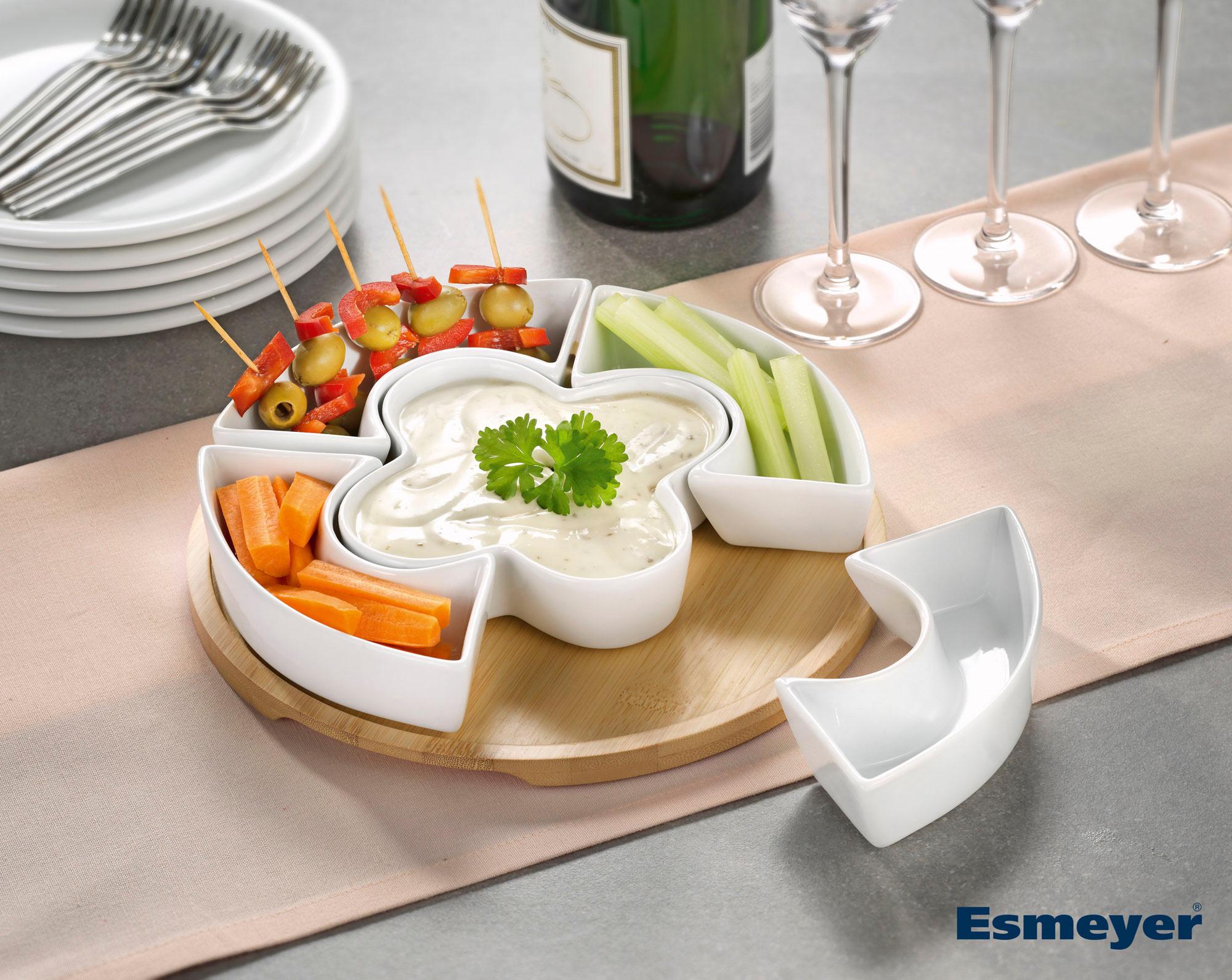 Produktbild Esmeyer Schalenset mit Bambus Tablet Ystad 5-tlg. 2 von 2