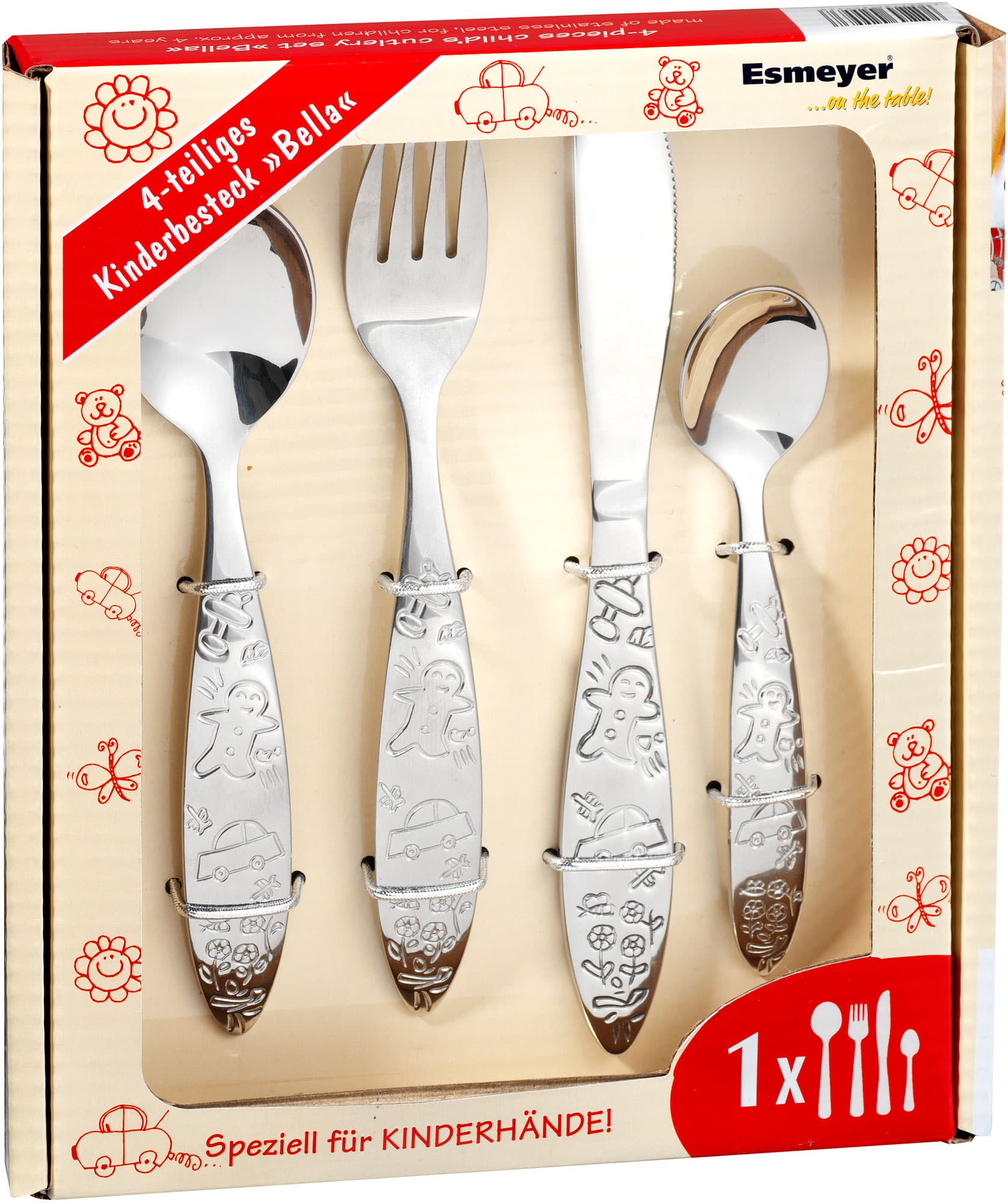 Produktbild Esmeyer Kinderbesteck Set Bella 4-tlg. 4 von 4
