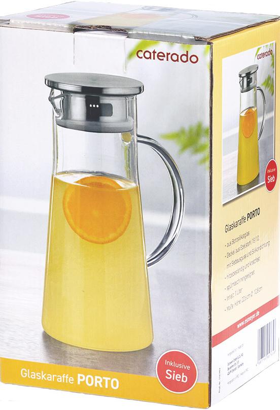 Produktbild caterado Glaskaraffe Porto 1l 2 von 4